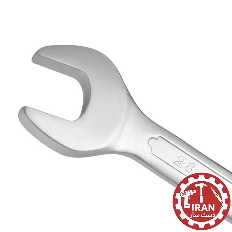 آچار یک سر تخت و یک سر رینگ 28 میلی متری مدل RH-2128  (4) برند  رونیکس