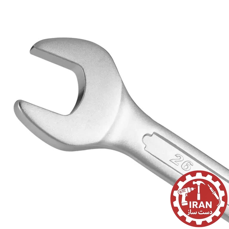 آچار یک سر تخت و یک سر رینگ 26 میلی متری مدل  RH-2126  (3.8)  برند رونیکس