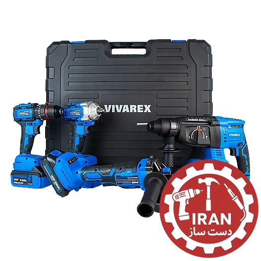 کیت شارژی براشلس ۴ عددی VR2404-BCK